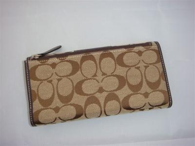 discounted coach wallets - 42181 apricot/coffee